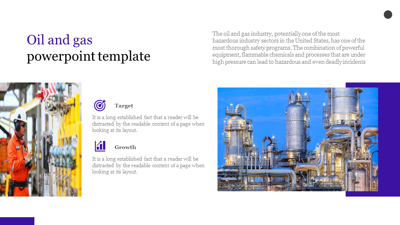 oil and gas powerpoint template